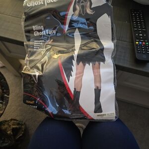 Ghost Face Costume with Hood and Dress